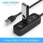 Bộ chia 4 Port USB 2.0 Vention VAS-J43 dài 1m